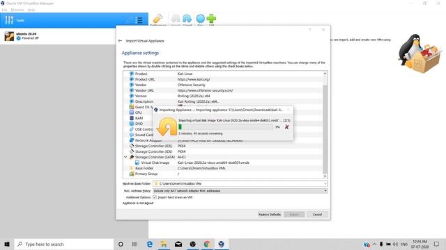 How To Install Kali Linux On Virtual Box Using Ova File | Unexpected error about USB 2.0 Fix смотреть онлайн