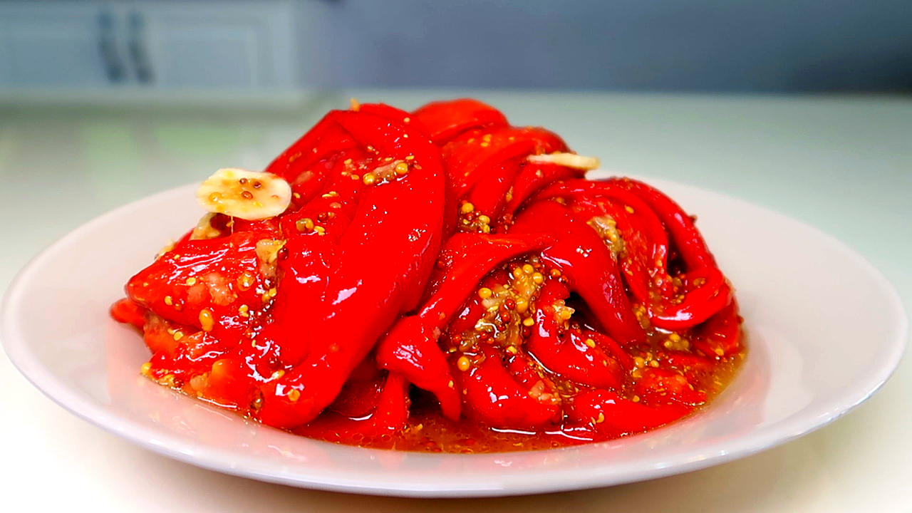 Вкуснейшая Закуска из Болгарского Перца. Очень Вкусно и Очень Просто. смотреть онлайн