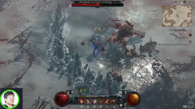 Diablo 4 - SOLOING STRONGHOLD BOSS WITH BLEED BUILD BARBARIAN! (VETERAN DIFFICULTY)