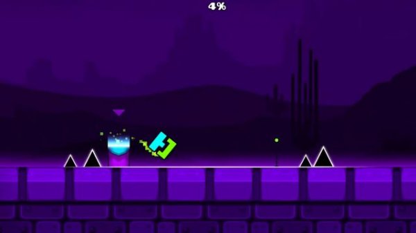 Geometry dash subzero пытаемся пройти первый уровень