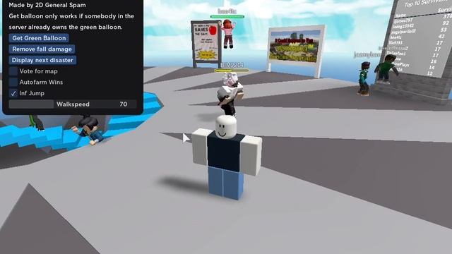 Natural Disaster Survival OP Script Exploit смотреть онлайн