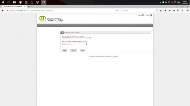 Установка Endian Firewall Community 3.2.1 смотреть онлайн