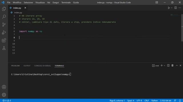 Impara Numpy in 2 ore - Numpy Python Tutorial Italiano (data science e machine learning) смотреть онлайн