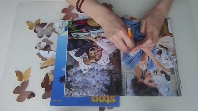 Бабочки из бумаги. ?Декор комнаты из журналов ? На день рождения, свадьбу. смотреть онлайн