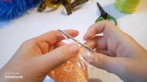 Вязание Мочалки-Варежка крючком.