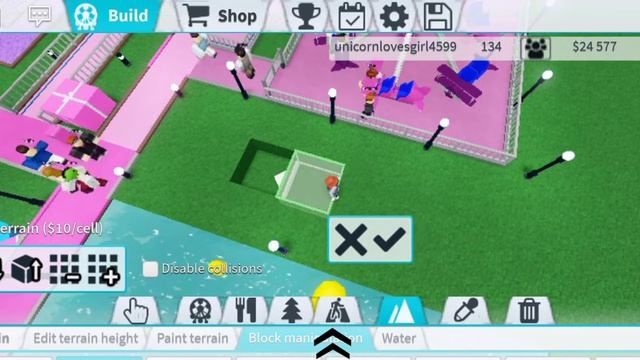 How to Make/Dig a hole in theme park tycoon 2.(Roblox) смотреть онлайн