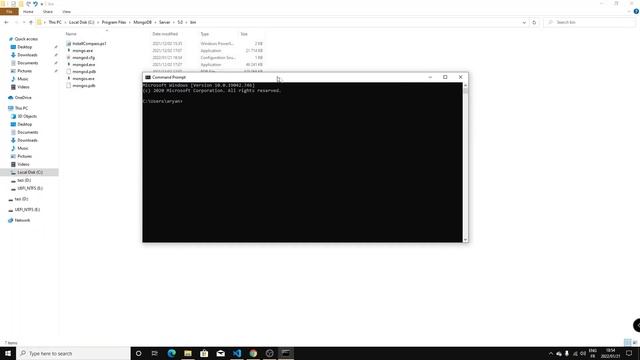 How to install MONGODB in windows 10 & MongoDB Compass смотреть онлайн