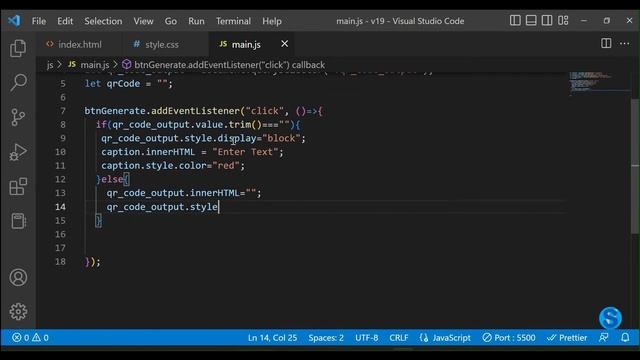 How to generate QR Code based on user text input using JavaScript смотреть онлайн