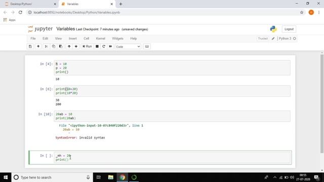 Tutorial #6 || Python Variables || Python Tutorials for Beginners смотреть онлайн