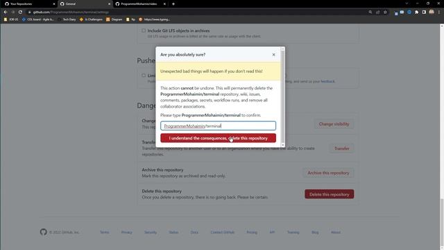 How To Delete Github Repository | @CodeWithMohaimin смотреть онлайн