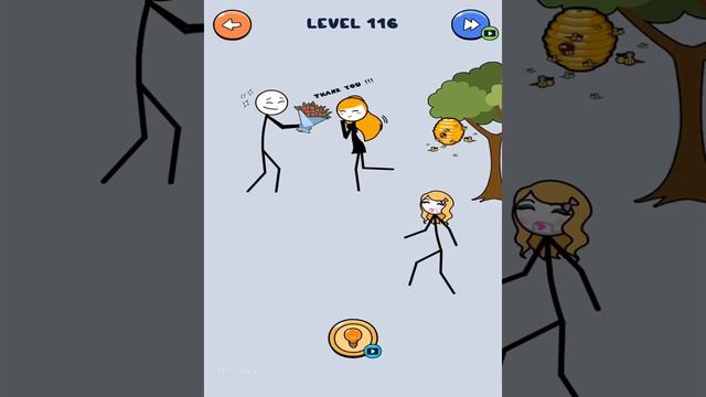 Troll Game (WEEGOON) Gameplay Walkthrough - New Levels 100 -130 ANSWERS - Funny Stickman Puzzle Gam смотреть онлайн
