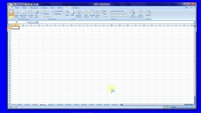 Lesson 6 - Excel - Modify a Workbook 1 of 3 смотреть онлайн