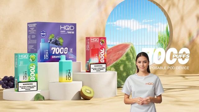 HQD Cuvie Bar 7000puffs Disposable Vape