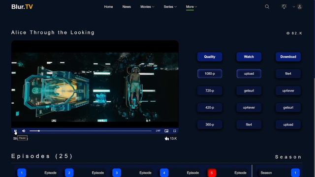 Movies Template 3D |  قالب موقع افلام