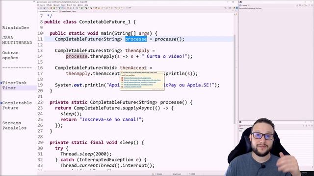 Mais OPÇÕES para fazer MULTITHREAD com JAVA! смотреть онлайн