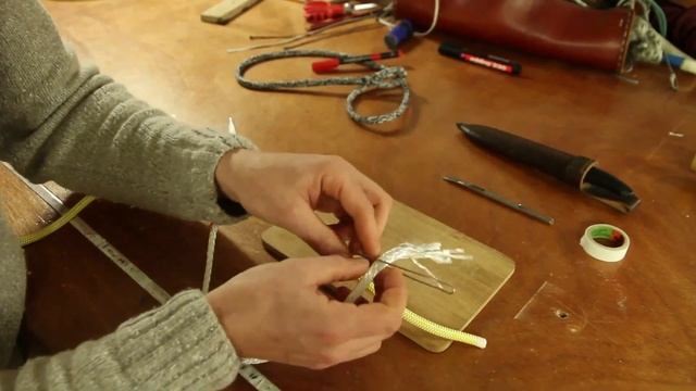 Matelotage - Faire un œil épissé sur une double tresse polyester смотреть онлайн