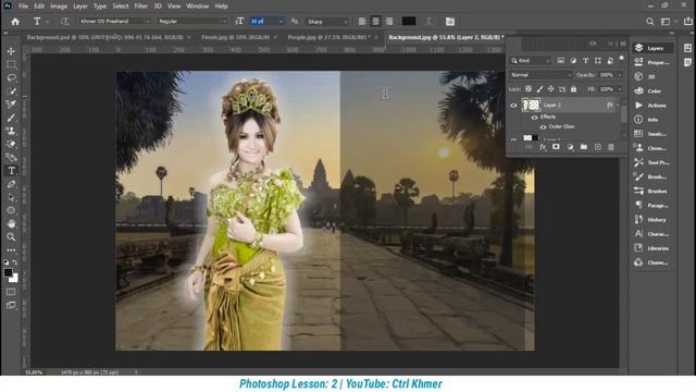 Episode 2: មេរៀន Adobe Photoshop - Lesson 2 | Adobe Photoshop 2020 | Ctrl Khmer смотреть онлайн