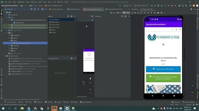 Sesión 3 - Parte 2 - Creación de Webviews y Menus смотреть онлайн