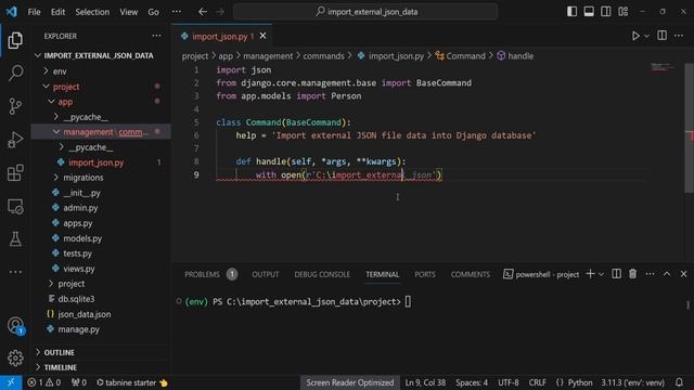 How to Import external JSON data into Django Database using Command class in Hindi смотреть онлайн