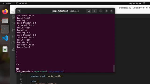 Paramiko SSH Client смотреть онлайн