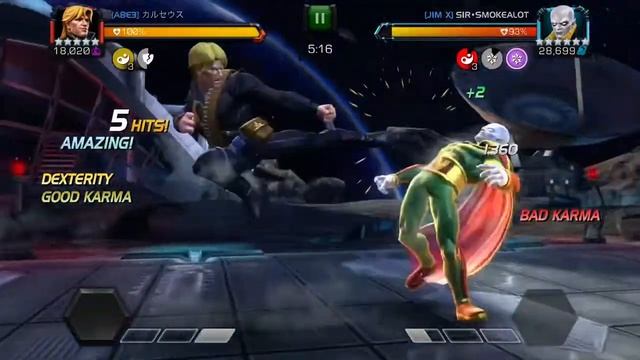MCOC［AW Season 33 Challenger Node 43］Aarkus vs Longshot смотреть онлайн