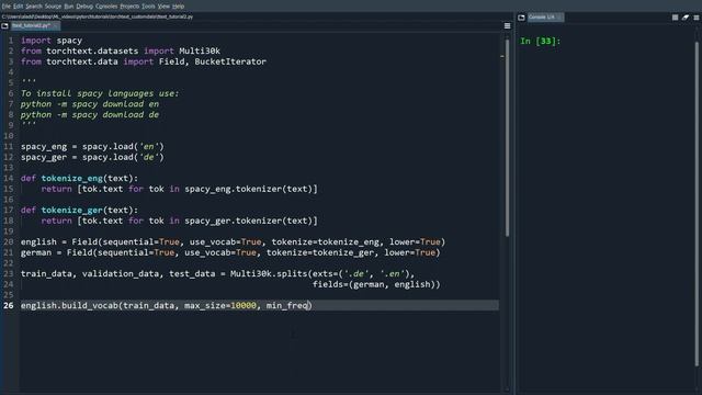 Pytorch Torchtext Tutorial 2: Built in Datasets with Example смотреть онлайн