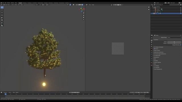 How to Create a Lit Christmas Tree in 1 Minute смотреть онлайн