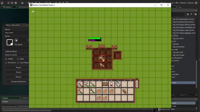 GameMaker Studio 2: Inventory System and "Crafting like minecraft" смотреть онлайн
