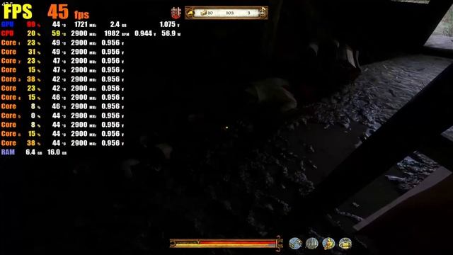 Тест Xeon E5 2630 v2+16GB DDR3 1600+ GTX 1050 4GB GDDR5 в играх. В разрешении 1440х900р. смотреть онлайн