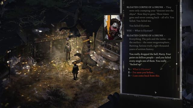 Disco Elysium Bloated Corpse of a Drunk (day 1 dream) смотреть онлайн