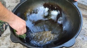 УХОД ЗА КАЗАНОМ [узбекским из чугуна]