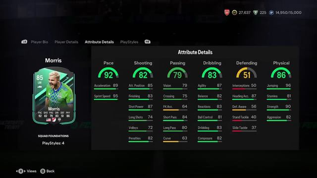 Jordan Morris MLS Squad Foundations Objective Player Review!! || EA FC 24 Ultimate Team
