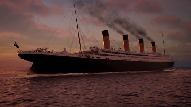 Titanic Sailing At Sunset | 1 Hour Ambience Animation | No Mid-Roll Ads смотреть онлайн