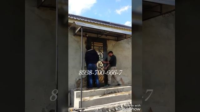 Установка кованной двери смотреть онлайн