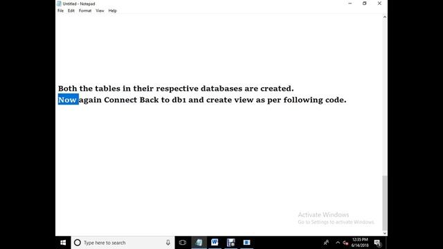 horizontal Fragmentation using oracle sqlplus in Adbms. смотреть онлайн