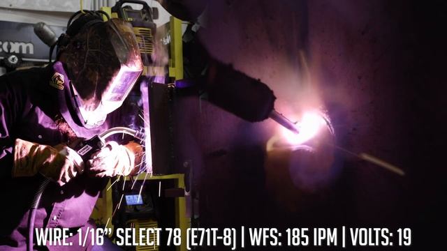 1/16" Seismic Flux Core Welding | Vertical 3F смотреть онлайн