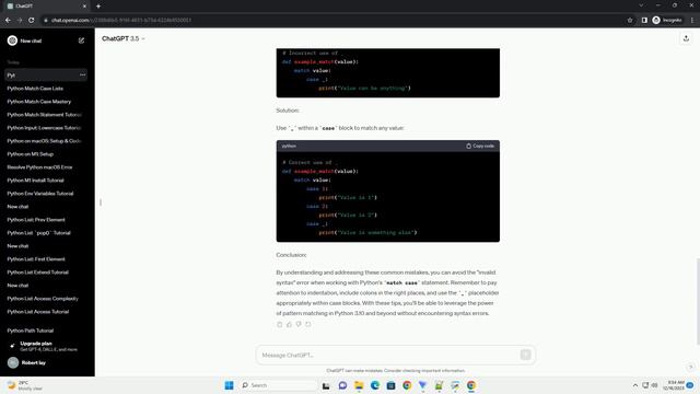python match case invalid syntax смотреть онлайн