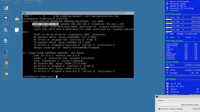 Debian Linux 9 x64 для фильтрации интернет сайтов смотреть онлайн