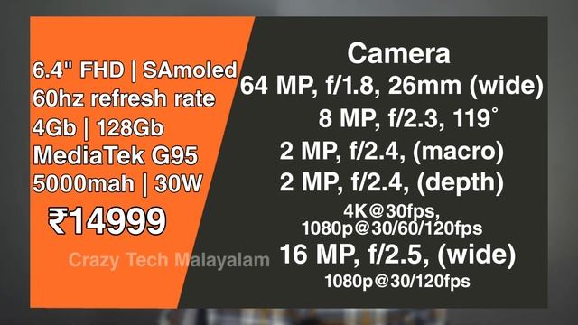 Best Camera Smartphone under 15000 Malayalam | Top 5 Best camera smartphones | Crazy Tech Malayalam смотреть онлайн