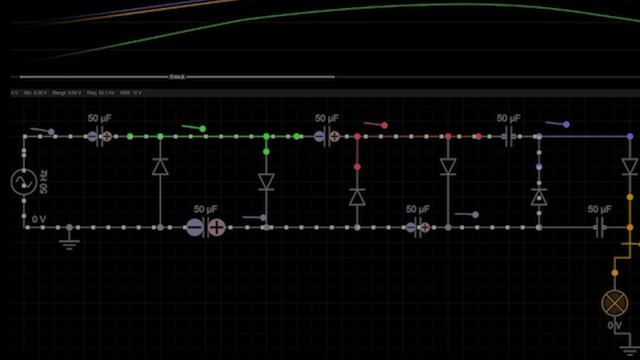 Умножитель напряжения. Изучаем работу, моделируем в разных ПО. смотреть онлайн