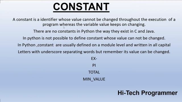 Constant in python смотреть онлайн