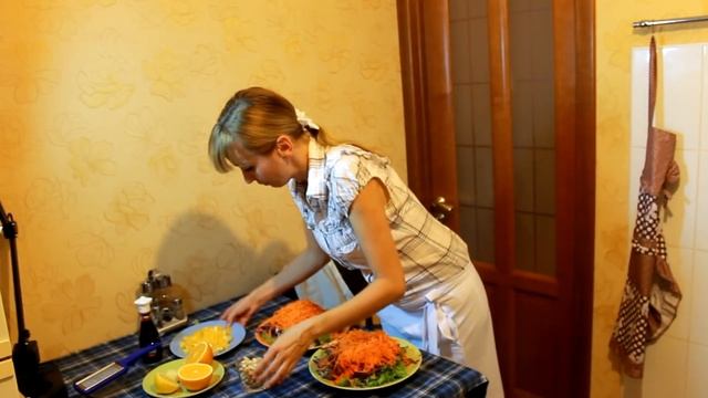 Азиатский салат с апельсинами и орехами кешью смотреть онлайн