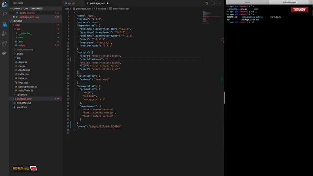 How To Connect Flask BackEnd To React.JS Front-End 2020 | HD смотреть онлайн