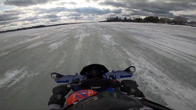 Yamaha Nytro Snowmobile Richibucto River And Ice Fishing Perfect Day смотреть онлайн