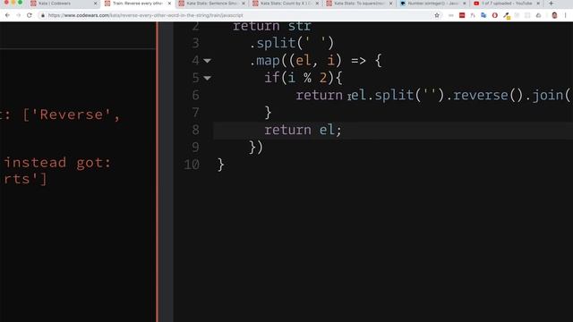 PASV: Решение задач Codewars: Reverse every other word in the string смотреть онлайн