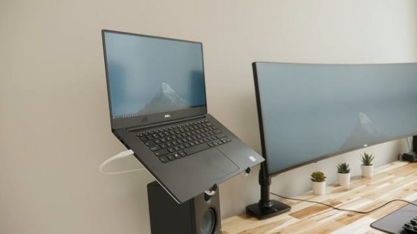DIY Dream Desk Setup 3.0 - Clean Modern Wood Design