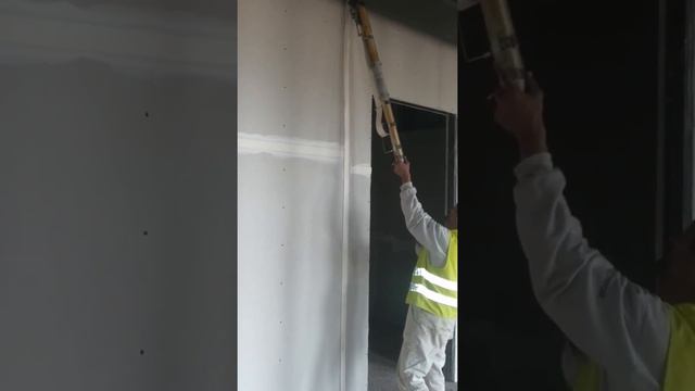 Фугиране на гипскартон с базука смотреть онлайн