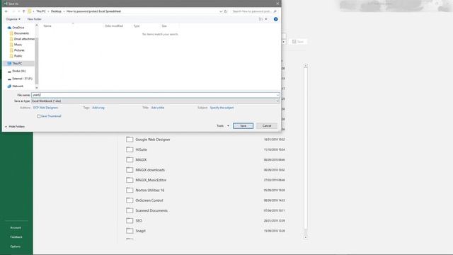 How to Password Protect an Excel File смотреть онлайн