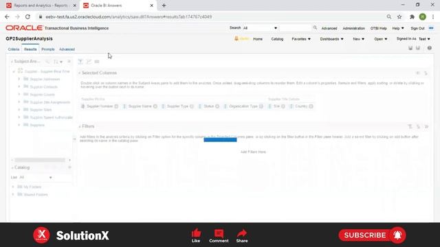 Oracle Transactional Business Intelligence - Part 03 | Oracle Tutorial | SolutionX смотреть онлайн