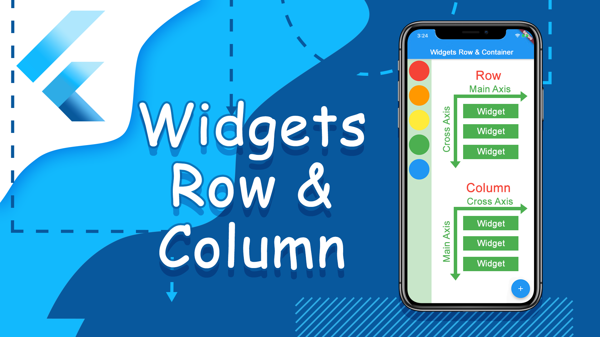 Flutter уроки - Widgets Row & Column смотреть онлайн